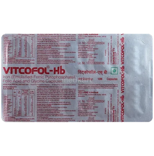 vitcofol hb capsule 10's